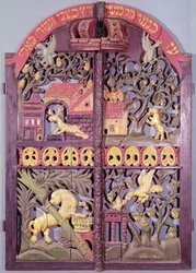 Doors of the Ark of the Law, from Krakow