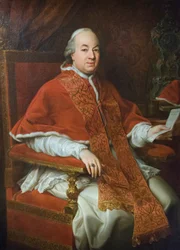 Portrait of Pius VI Braschi, c.1776