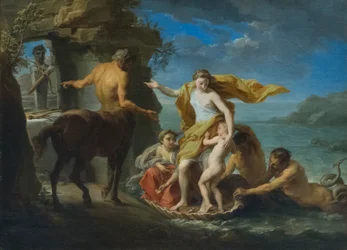 Thetis Gives Achilles to Chiron