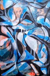 Abstract Blue Flow