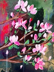 Abstract Pink Blossoms