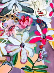 Vibrant Floral Abstract