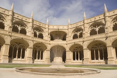 View of the cloisters