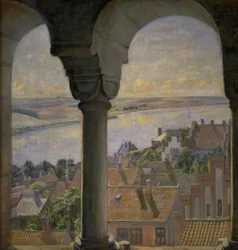 A View from the Tower of Viborg Cathedral