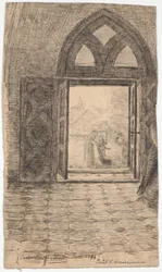 The porch in Karise Church