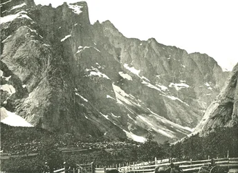 The Trolltindane mountains, Horgheim, Norway, 1895