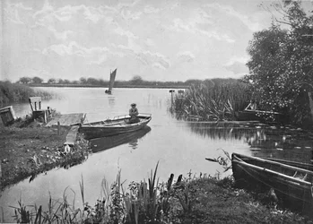 Wroxham Broad, Norfolk, c1896