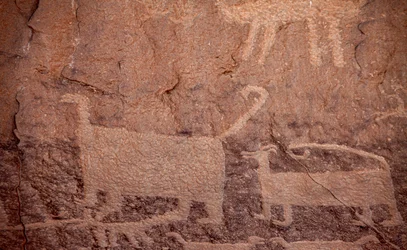 Petroglyphs, Chaco Culture National Historical Park, 2014