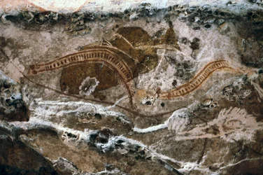 Aboriginal rock painting, Ubirr cave site, Kakadu National Park, Australia