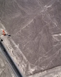 Aerial View of Nazca Lines