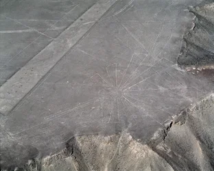 Aerial view of Nazca Lines