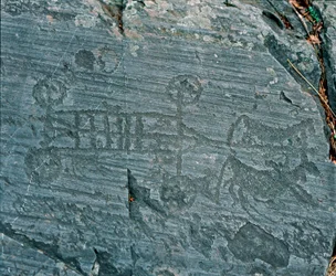 Prehistory: Camunni Civilization: A Chariot Fired by Horses