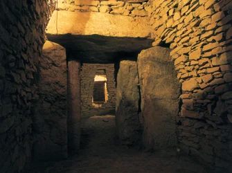 Prehistory: Romeral Dolmen, Neolithic Burial (3000 BC), Spain, Andalusia, Antequera
