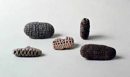 Different Pintaderas (Seals) of Neolithic Terracotta