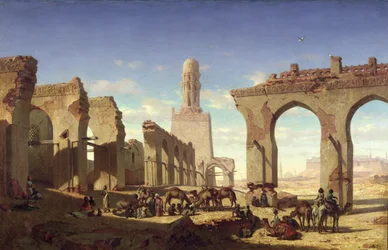 Ruins of the Mosque of the Caliph El Haken, Cairo