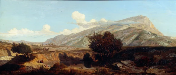 View of the Holy Mountain Victory Landscape of Maquis in the South