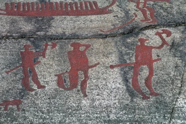 Hunting Scene (rock painting)