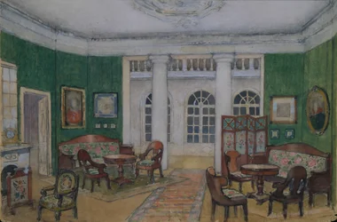 Stage Design for the Opera Eugene Onegin by P. Tchaikovsky