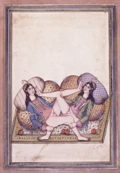 An Erotic Scene, mid 19th century