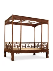 Huanghuali six-post canopy bed, Jiazichuang Qing Dynasty