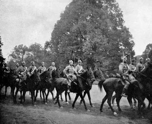 Danish Hussars at Bernsdorff, 1908
