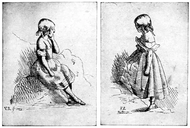 Two Etchings by Queen Victoria, 1840
