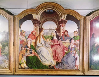 The Holy Kinship, or the Altarpiece of St. Anne (detail), 1509
