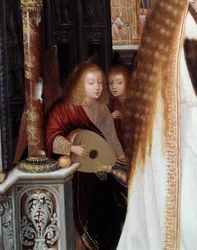 Virgin and Child with Three Angels