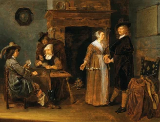Interior with Card Players