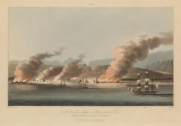 Sixteen Views of Places in the Persian Gulf Forces Against the Arabian Pirates