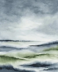 Misty Green Landscape