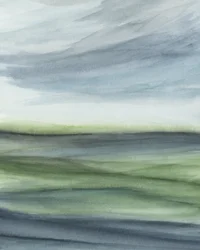 Misty Horizon Landscape