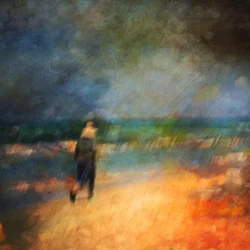 Solitary Beach Walk