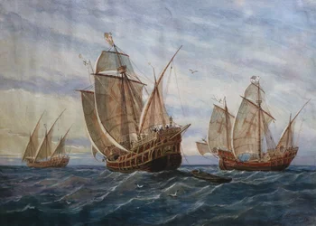 The Three Caravels of Christopher Columbus