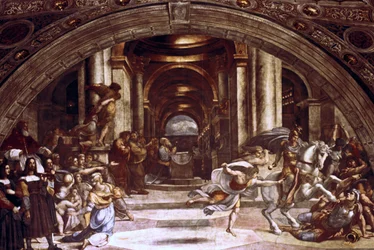 The Expulsion of Heliodorus from the Temple, 1512-1514