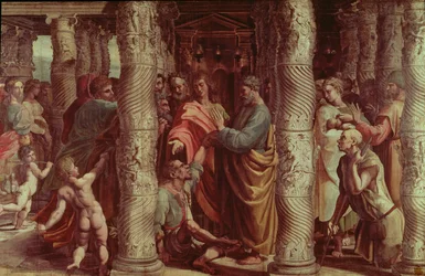 The Healing of the Lame Man (pre restoration)