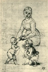 The Madonna, the Christ Child and St John