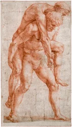 Young Man Carrying an Old Man on His Back: Aeneas and Anchises, ca. 1514