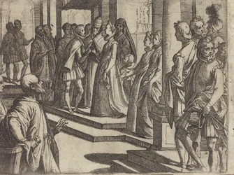 The Betrothal of Margaret of Austria to Philip III, King of Spain (verso)