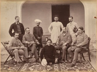 Civil officers at Jhansi, recto