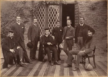 Principal and Teachers of Bishop Cotton School, Shimla (recto)