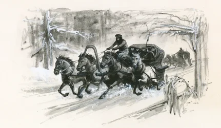 Dostoevsky and His Fellow Prisoners Were Packed into Closed Sleighs for the Long Journey to Siberia
