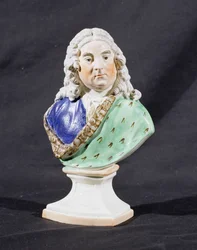 Staffordshire portrait bust of George Frederick Handel (1685-1759)
