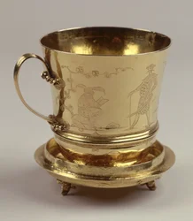 Gold Chocolate Cup, c.1685