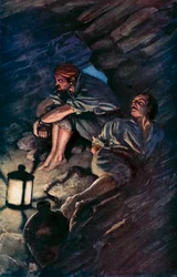 Illustration for Robinson Crusoe by Daniel Defoe