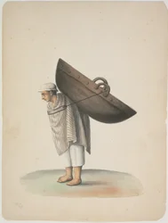 Quito Carrying a Tub