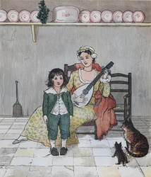 An Elegy on the Death of a Mad Dog (Illustration by Randolph Caldecott)