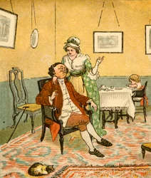 John Gilpin and his wife, 1878, c1918