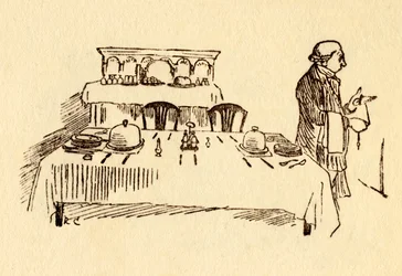 Laid Table at the Bell Inn in Edmonton, 1878, c1918