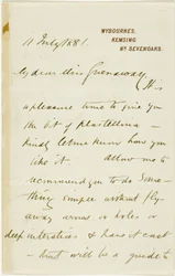 Letter to Kate Greenaway